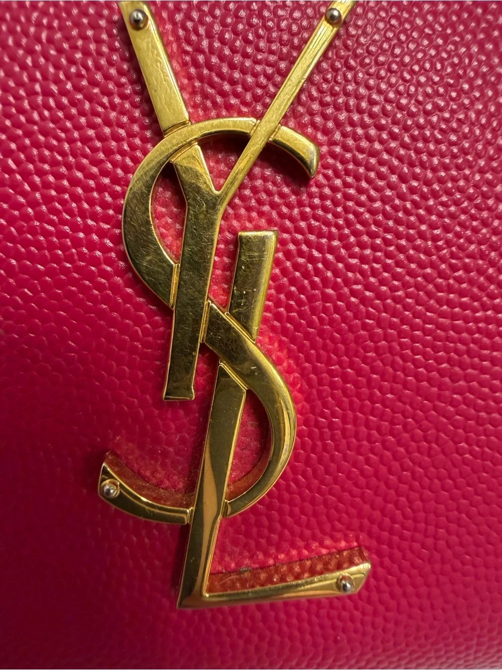 Saint Laurent monogram zip around continental wallet